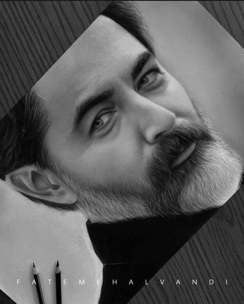 هزینه طراحی چهره سیاه قلم